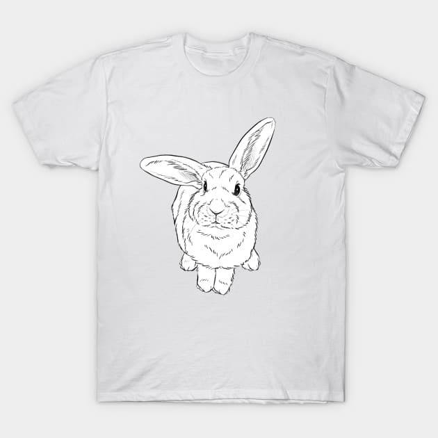 Wonky Kaninchen T-Shirt by Firlefanzzz